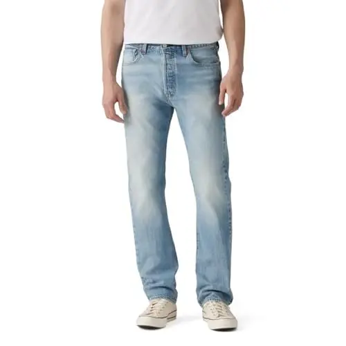 Levi's erkaklar uchun 501 Original Fit jinsi shimlar (Katta va baland bo'ylilar uchun ham mavjud) - 1