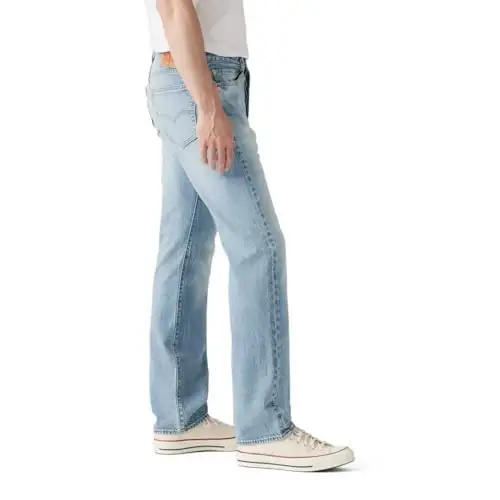 Levi's erkaklar uchun 501 Original Fit jinsi shimlar (Katta va baland bo'ylilar uchun ham mavjud) - 3