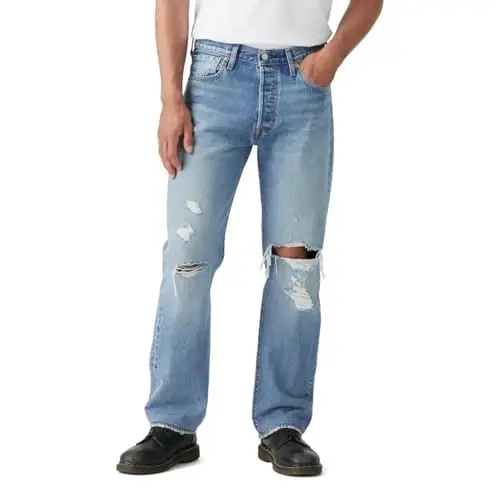 Levi's erkaklar uchun 501 Original Fit jinsi shimmi (Katta va baland bo'ylilar uchun ham mavjud) 