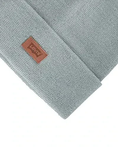 Levi's erkaklar uchun hamma faslga mos Hero Beanie yumshoq trikotaj qishki shlyapa, issiq va qulay kundalik uslub - 4