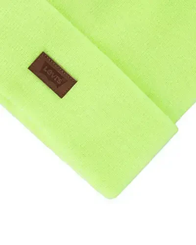 Levi's erkaklar uchun har faslga mos Hero Beanie yumshoq trikotaj qishki shlyapa, issiq va qulay kundalik uslub - 4