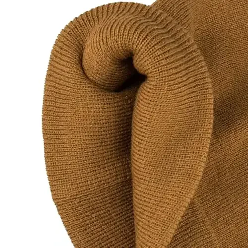 Levi's Erkaklar uchun Har-Mavsum Qahramon Beanie Yumshoq Trikotaj Qishki Shlyapa, Issiq va Qulay Kundalik Uslub - 5