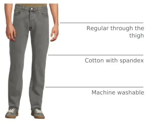 Levi's Men's 501 Original Fit Jeans (Also Available in Big & Tall) - 4
