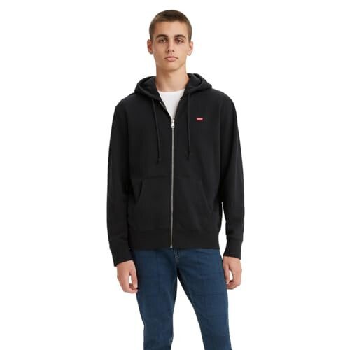 Levi's Erkek Core Fermuarlı Kapüşonlu Sweatshirt (Büyük ve Uzun Bedenler de Mevcut) - 1