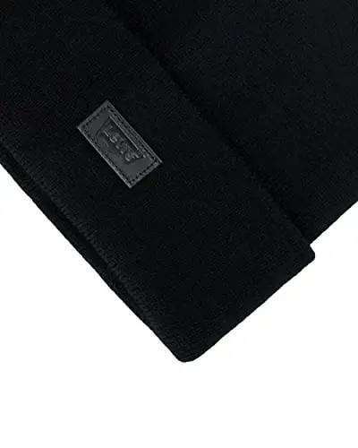 Levi's Mens All-Season Hero Beanie Soft Knit Cuffed Winter Hat, Warm & Comfortable Everyday Style - 4