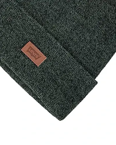 Levi's Mens All-Season Hero Beanie Soft Knit Cuffed Winter Hat, Warm & Comfortable Everyday Style - 4