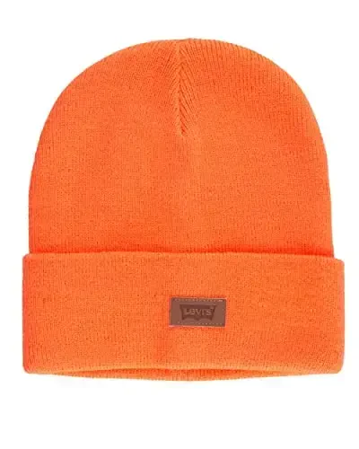 Levi's Men's All-Season Hero Beanie Soft Knit Cuffed Winter Hat, Warm & Comfortable Everyday Style 