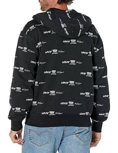 Levi's Erkek Mevsimlik Fermuarlı Kapüşonlu Sweatshirt - 2