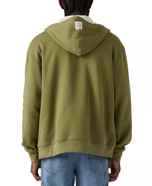 Levi's® Erkek Rahat Kalıp İş Giysisi Tam Fermuarlı Kapüşonlu Sweatshirt Capulet Ol - 3