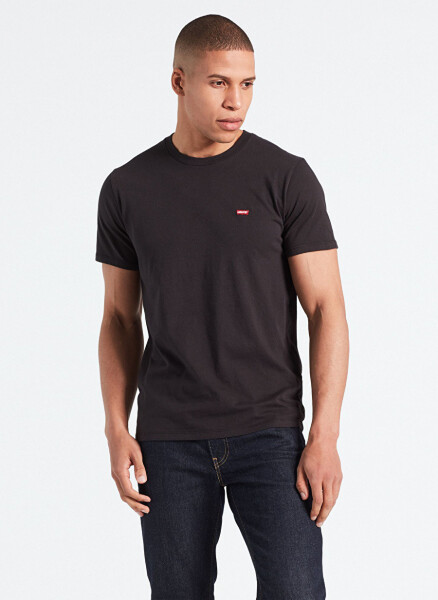 Levis Erkek Siyah Bisiklet Yaka T-Shirt - 2