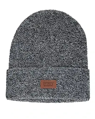 Levi's Men's All-Season Hero Beanie Soft Knit Cuffed Winter Hat, Warm & Comfortable Everyday Style - LEVI'S