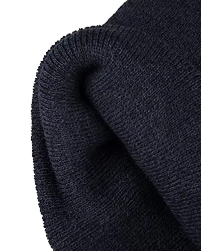 Levi's Mens All-Season Hero Beanie Soft Knit Cuffed Winter Hat, Warm & Comfortable Everyday Style - 5