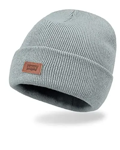 Levi's Mens All-Season Hero Beanie Soft Knit Cuffed Winter Hat, Warm & Comfortable Everyday Style - 2