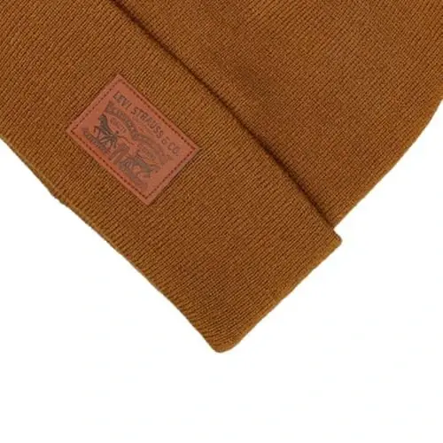 Levi's Mens All-Season Hero Beanie Soft Knit Cuffed Winter Hat, Warm & Comfortable Everyday Style - 4