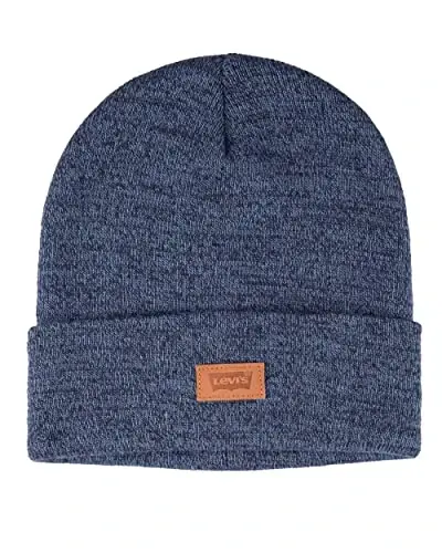 Levi's Men's All-Season Hero Beanie Soft Knit Cuffed Winter Hat, Warm & Comfortable Everyday Style - 1