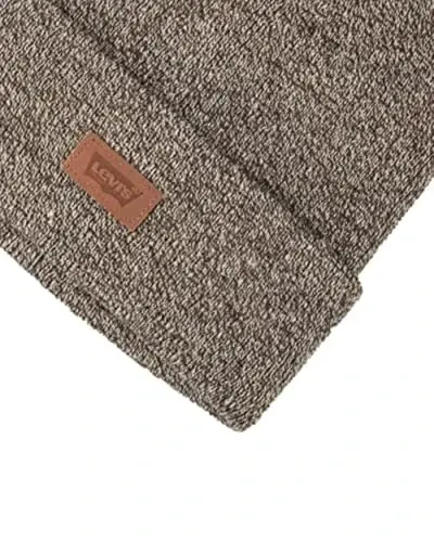 Levi's Mens All-Season Hero Beanie Soft Knit Cuffed Winter Hat, Warm & Comfortable Everyday Style - 5