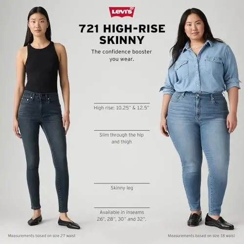 Levi's Women's 721 High Rise Skinny Jeans - 4