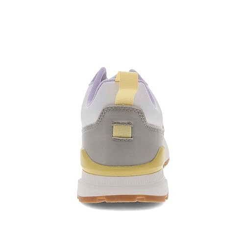 Levi's Womens Oats 2 Synthetic Leather Casual Trainer Sneaker Shoe, White/Lilac/Sunlight, 10 M - 3