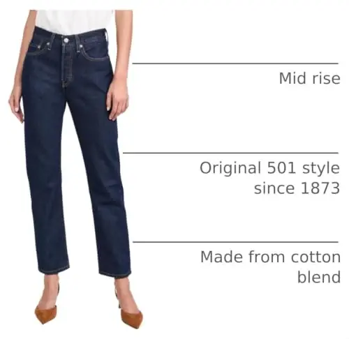 Levi's Women's Premium 501 Original Fit Jeans - 4