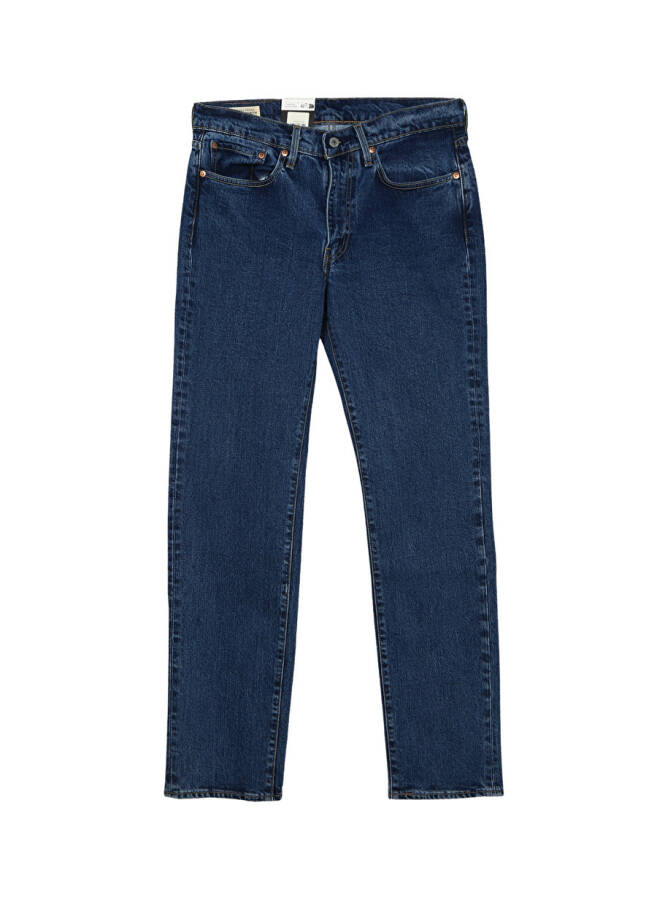 Levi's Ko'k Erkaklar Oddiy Bel Regular Straight Denim Shimini A4906-0004 TR514 - 5