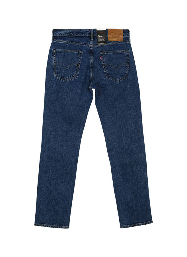 Levi's Ko'k Erkaklar Oddiy Bel Regular Straight Denim Shimini A4906-0004 TR514 - 4