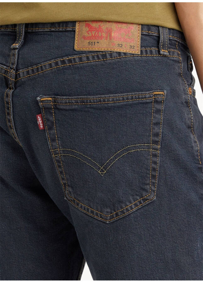 Levi's Koyu Lacivert Erkek Normal Bel Slim Fit Denim Pantolon - 27