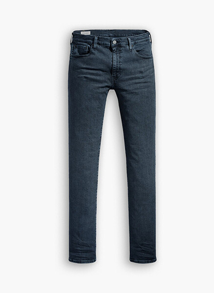 Levi's LSE 502 Qora Erkaklar Yuqori Bel Regular Tapered Jinsi Shimlar TAPER BLR Z8889 BLUE PAT - 7