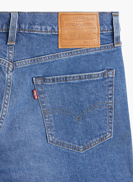 Levi's LSE_511™ Slim Corfu How Blue Adv - Orta İndigo - Eskitilmiş - 12