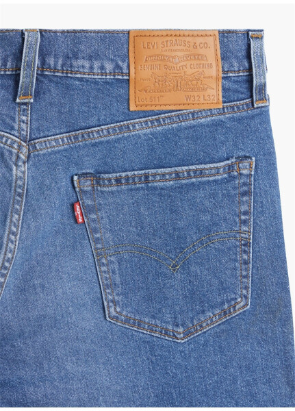 Levi's LSE_511™ Slim Corfu How Blue Adv - Orta İndigo - Eskitilmiş - 24