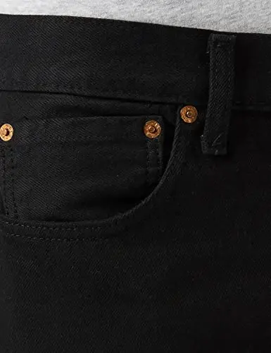 Levi's Men's 501 Original Fit Jeans (Also Available in Big & Tall), Modern Black with Black Fill, 35W x 36L - 4