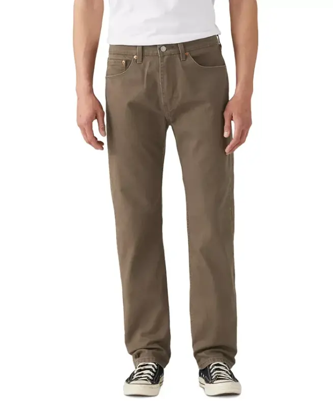 Levi’s Men’s 505™ Regular-Fit Stretch Jeans - Canteen - LEVI'S