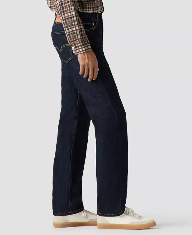 Levi’s Men’s 505 Regular-Fit Stretch Jeans - Dark Rinse - 2