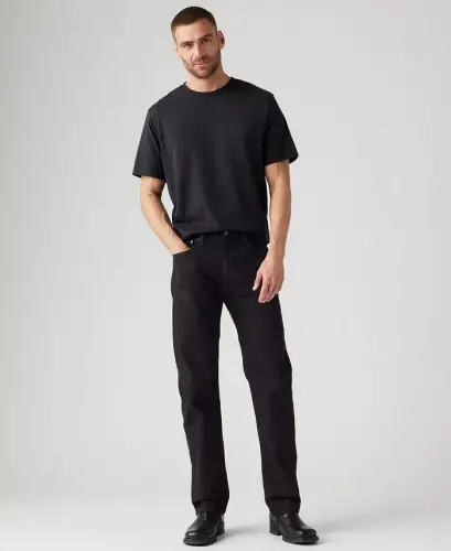 Levi’s Men’s 505™ Regular-Fit Stretch Jeans - Native Cali Black 
