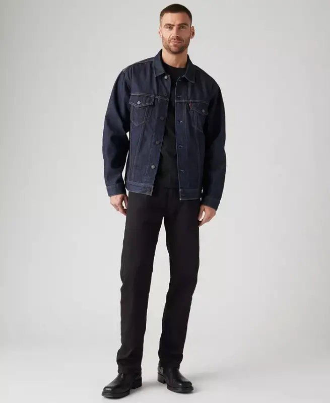 Levi’s Men’s 505™ Regular-Fit Stretch Jeans - Native Cali Black - 2