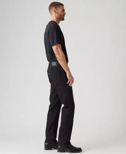 Levi’s Men’s 505™ Regular-Fit Stretch Jeans - Native Cali Black - 3