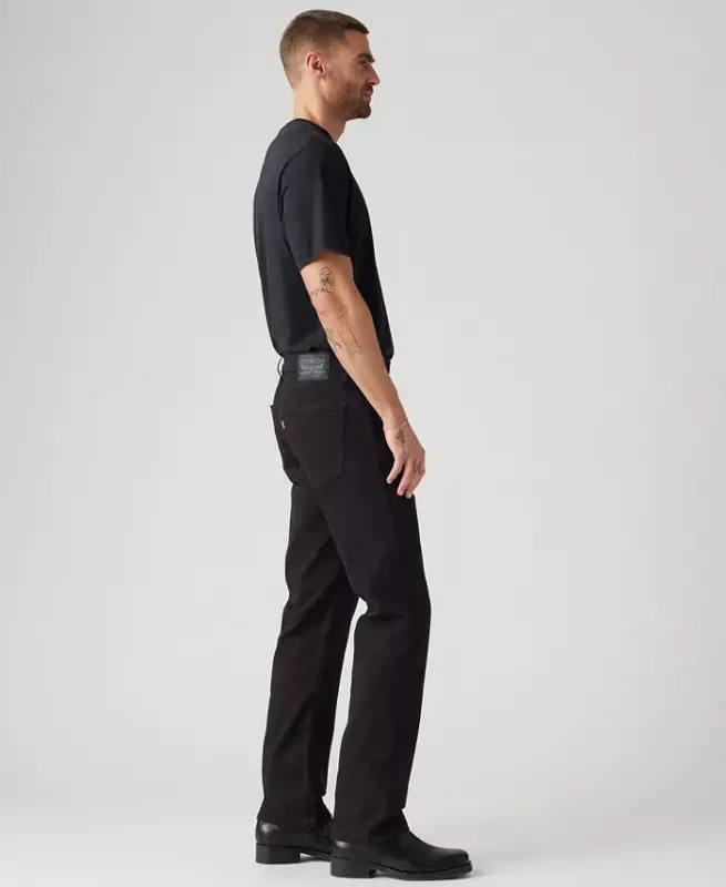 Levi’s Men’s 505™ Regular-Fit Stretch Jeans - Native Cali Black - 3