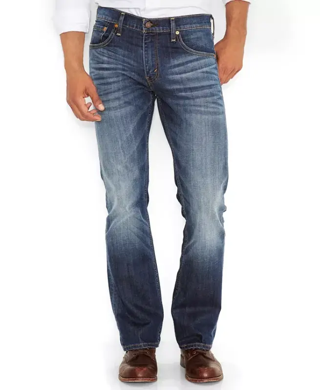 Levi’s Men’s 527 Slim Bootcut Fit Jeans - Wave Allusions Stretch - 1