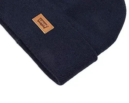 Levi's Men's All-Season Hero Beanie Soft Knit Cuffed Winter Hat, Warm & Comfortable Everyday Style - 4