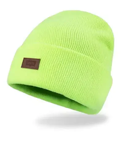 Levi's Men's All-Season Hero Beanie Soft Knit Cuffed Winter Hat, Warm & Comfortable Everyday Style - 2