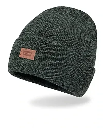 Levi's Men's All-Season Hero Beanie Soft Knit Cuffed Winter Hat, Warm & Comfortable Everyday Style - 2