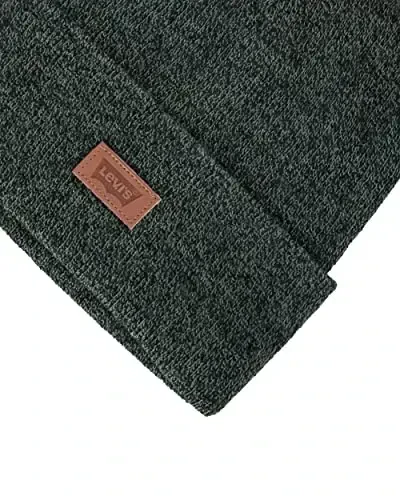 Levi's Men's All-Season Hero Beanie Soft Knit Cuffed Winter Hat, Warm & Comfortable Everyday Style - 4