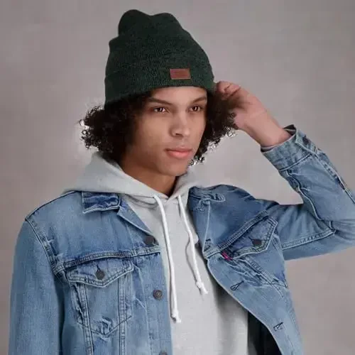 Levi's Men's All-Season Hero Beanie Soft Knit Cuffed Winter Hat, Warm & Comfortable Everyday Style - 7
