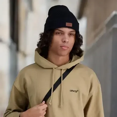 Levi's Men's All-Season Hero Beanie Soft Knit Cuffed Winter Hat, Warm & Comfortable Everyday Style - 7