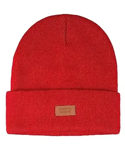 Levi's Men's All-Season Hero Beanie Soft Knit Cuffed Winter Hat, Warm & Comfortable Everyday Style 