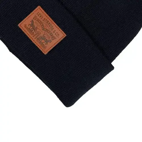 Levi's Men's All-Season Hero Beanie Soft Knit Cuffed Winter Hat, Warm & Comfortable Everyday Style - 4