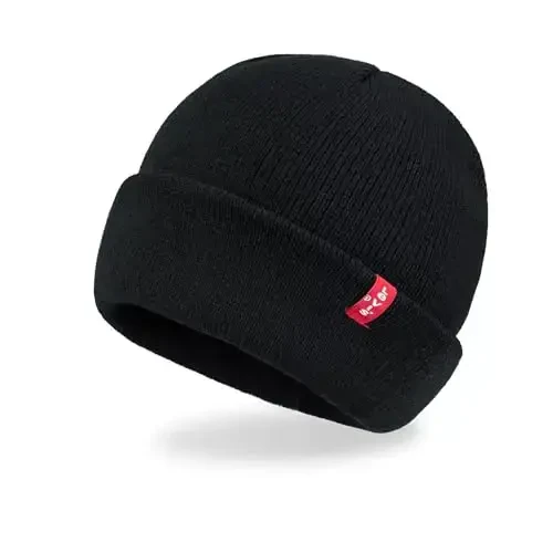 Levi's Men's All-Season Hero Beanie Soft Knit Cuffed Winter Hat, Warm & Comfortable Everyday Style - 2