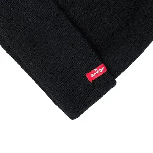Levi's Men's All-Season Hero Beanie Soft Knit Cuffed Winter Hat, Warm & Comfortable Everyday Style - 4