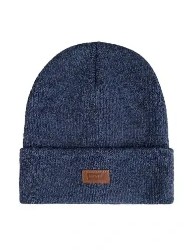 Levi's Men's All-Season Hero Beanie Soft Knit Cuffed Winter Hat, Warm & Comfortable Everyday Style - 2