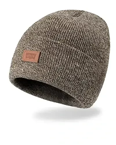 Levi's Men's All-Season Hero Beanie Soft Knit Cuffed Winter Hat, Warm & Comfortable Everyday Style - 2