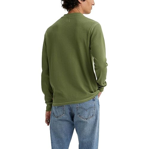 Levi's Men's Long Sleeve Thermal 3 Button Henley - 2